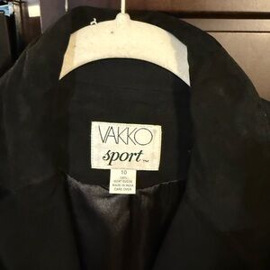 Vintage Vakko Sport Black Jacket